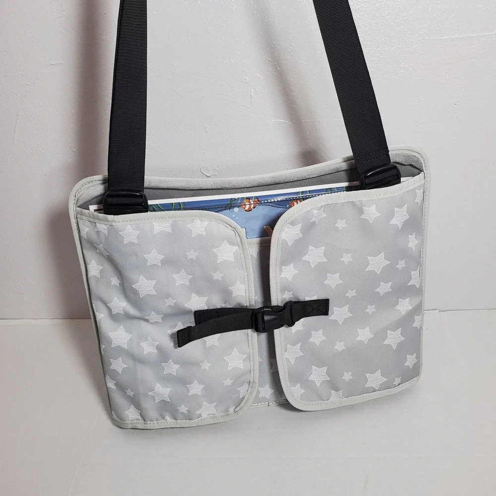 Kids Travel Activity Tote –‎ Stars Print – Learning Board & Book Included